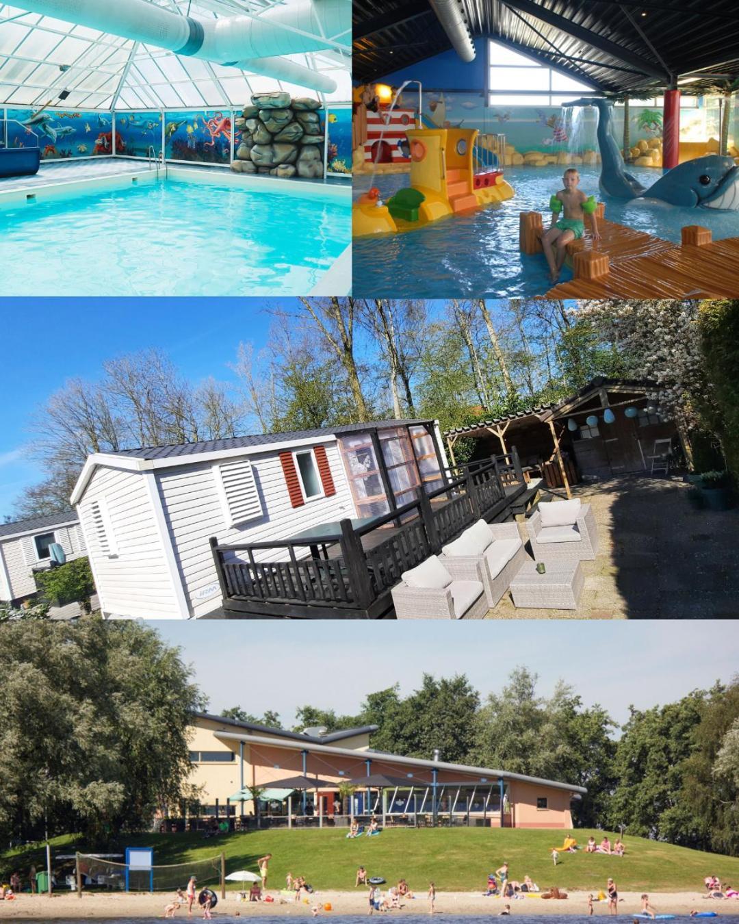 Вілла Kajuit423 6Pers 5Sterren Vakantiepark Bergumermeer Aan Het Water In Friesland Met Zwembad Suameer Екстер'єр фото